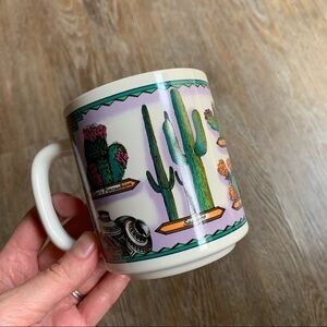 Vintage Succulent Cactus Western Southwestern Coffee Mug